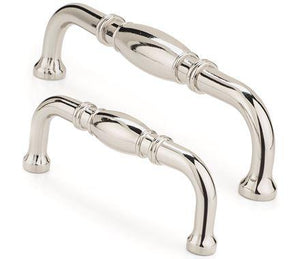 Amerock Cabinet Pull Satin Nickel 5-1/16 inch (128 mm) Center to Center Granby 1 Pack Drawer Pull Drawer Handle Cabinet Hardware