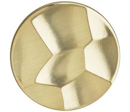 Amerock Cabinet Knob Golden Champagne 1-3/16 inch (30 mm) Diameter Kamari 1 Pack Drawer Knob Cabinet Hardware