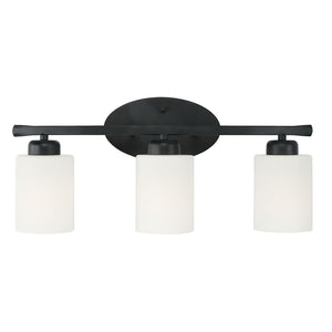 Capital Lighting 115231MB-338 Dixon 3 Light Vanity Matte Black
