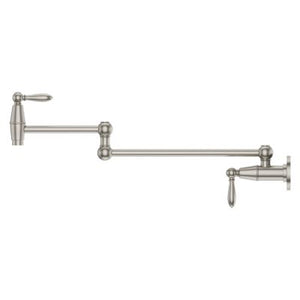 Pfister Stainless Steel Port Haven Wall Mount Pot Filler GT533-TDS