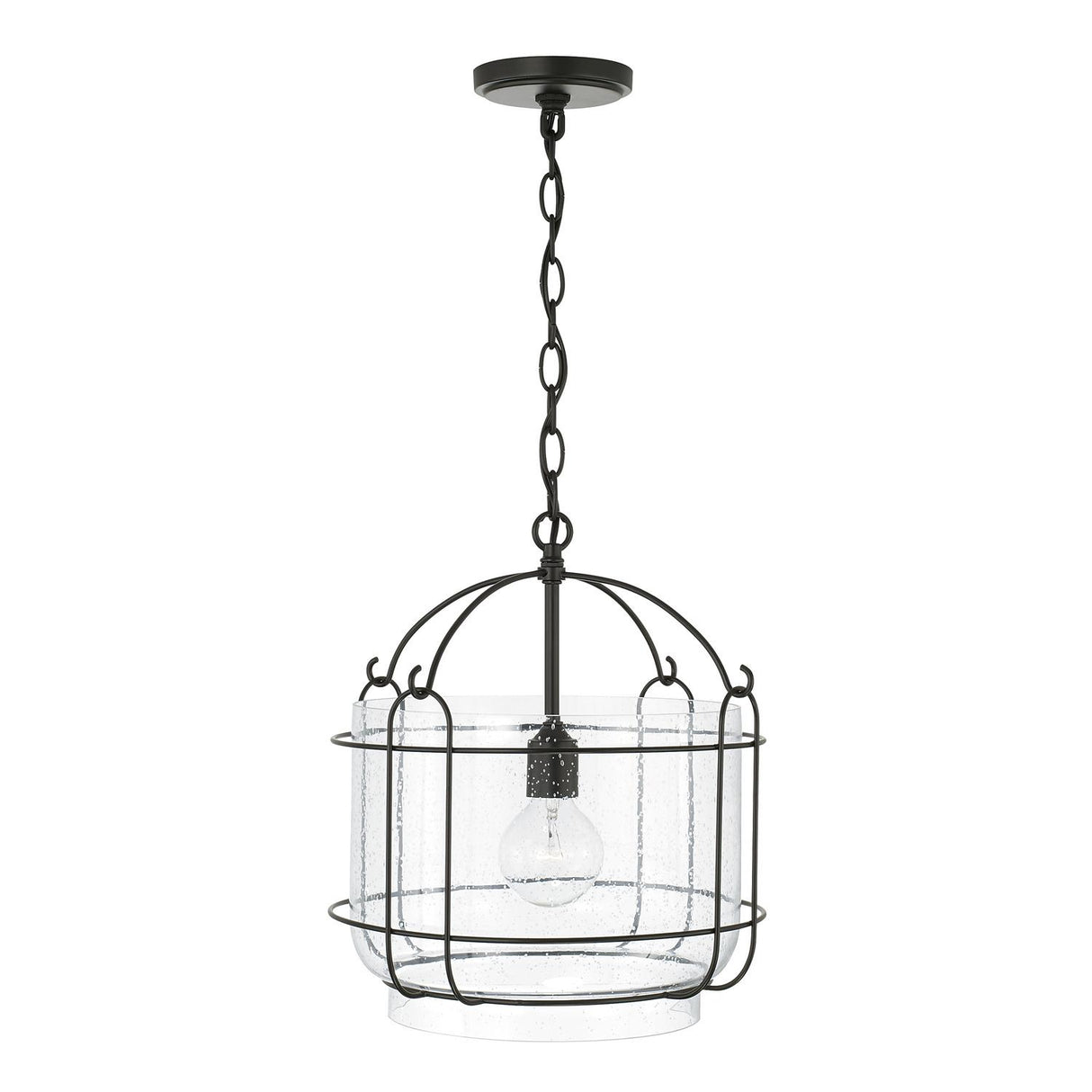 Capital Lighting 342912MB Harmon 1 Light Pendant Matte Black
