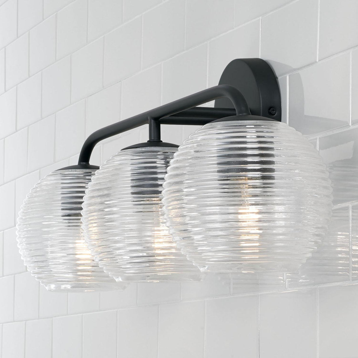 Capital Lighting 149931MB-544 Dolan 3 Light Vanity Matte Black