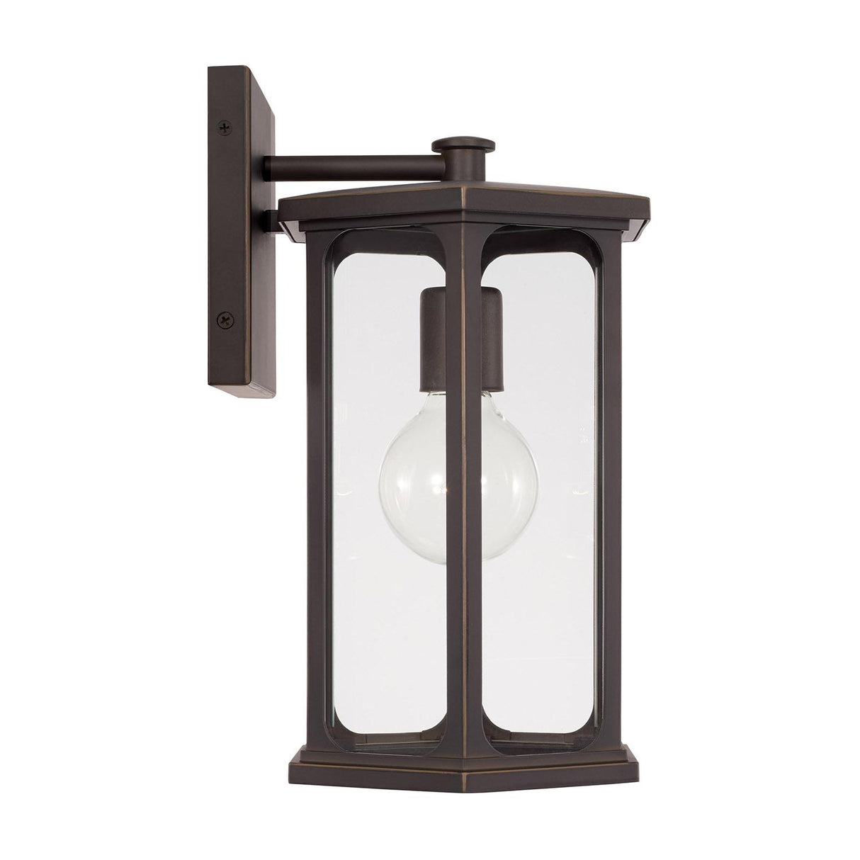 Capital Lighting 946611OZ Walton 1 Light Outdoor Wall Lantern Oiled Bronze