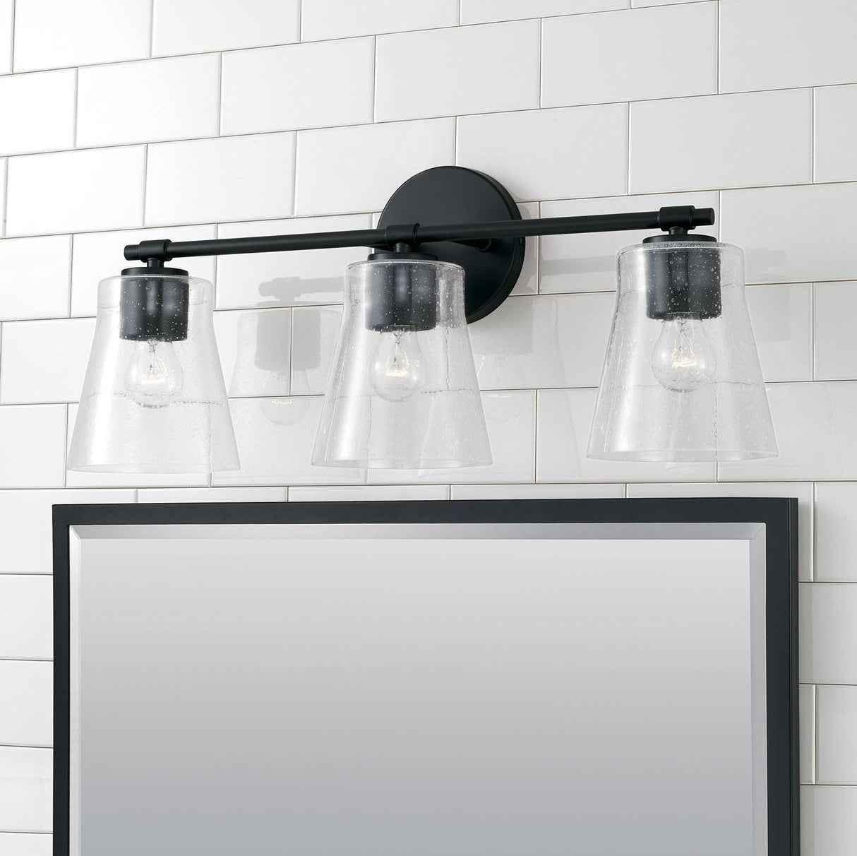 Capital Lighting 146931MB-533 Baker 3 Light Vanity Matte Black