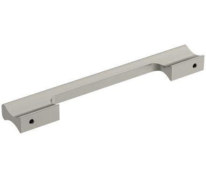 Amerock Cabinet Pull Satin Nickel 6-5/16 inch (160 mm) Center-to-Center Status 1 Pack Drawer Pull Cabinet Handle Cabinet Hardware