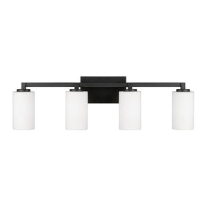 Capital Lighting 119841BI-545 Ravenwood 4 Light Vanity Black Iron