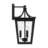 Capital Lighting 947931BK Adair 3 Light Outdoor Wall Lantern Black