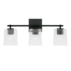 Capital Lighting 141731MB-508 Lexi 3 Light Vanity Matte Black