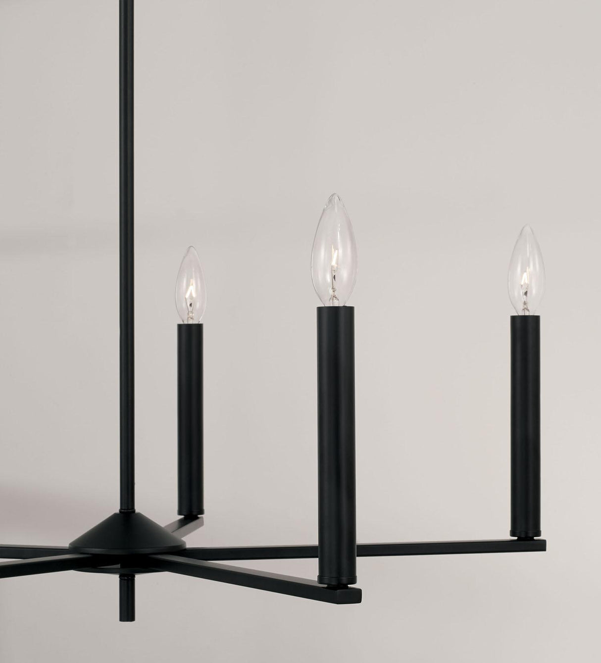 Capital Lighting 448651MB Portman 5 Light Chandelier Matte Black