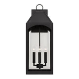 Capital Lighting 946341BK Burton 4 Light Outdoor Wall Lantern Black