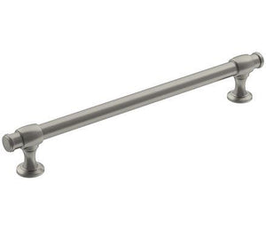 Amerock Cabinet Pull Satin Nickel 7-9/16 inch (192 mm) Center-to-Center Winsome 1 Pack Drawer Pull Cabinet Handle Cabinet Hardware