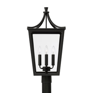 Capital Lighting 947943BK Adair 4 Light Outdoor Post Lantern Black