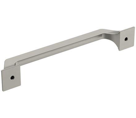 Amerock Cabinet Pull Satin Nickel 6-5/16 inch (160 mm) Center-to-Center Exceed 1 Pack Drawer Pull Cabinet Handle Cabinet Hardware