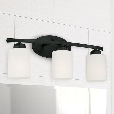 Capital Lighting 115231MB-338 Dixon 3 Light Vanity Matte Black