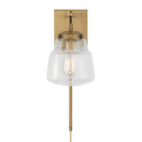 Capital Lighting 642711AD-518 Dillon 1 Light Sconce Aged Brass