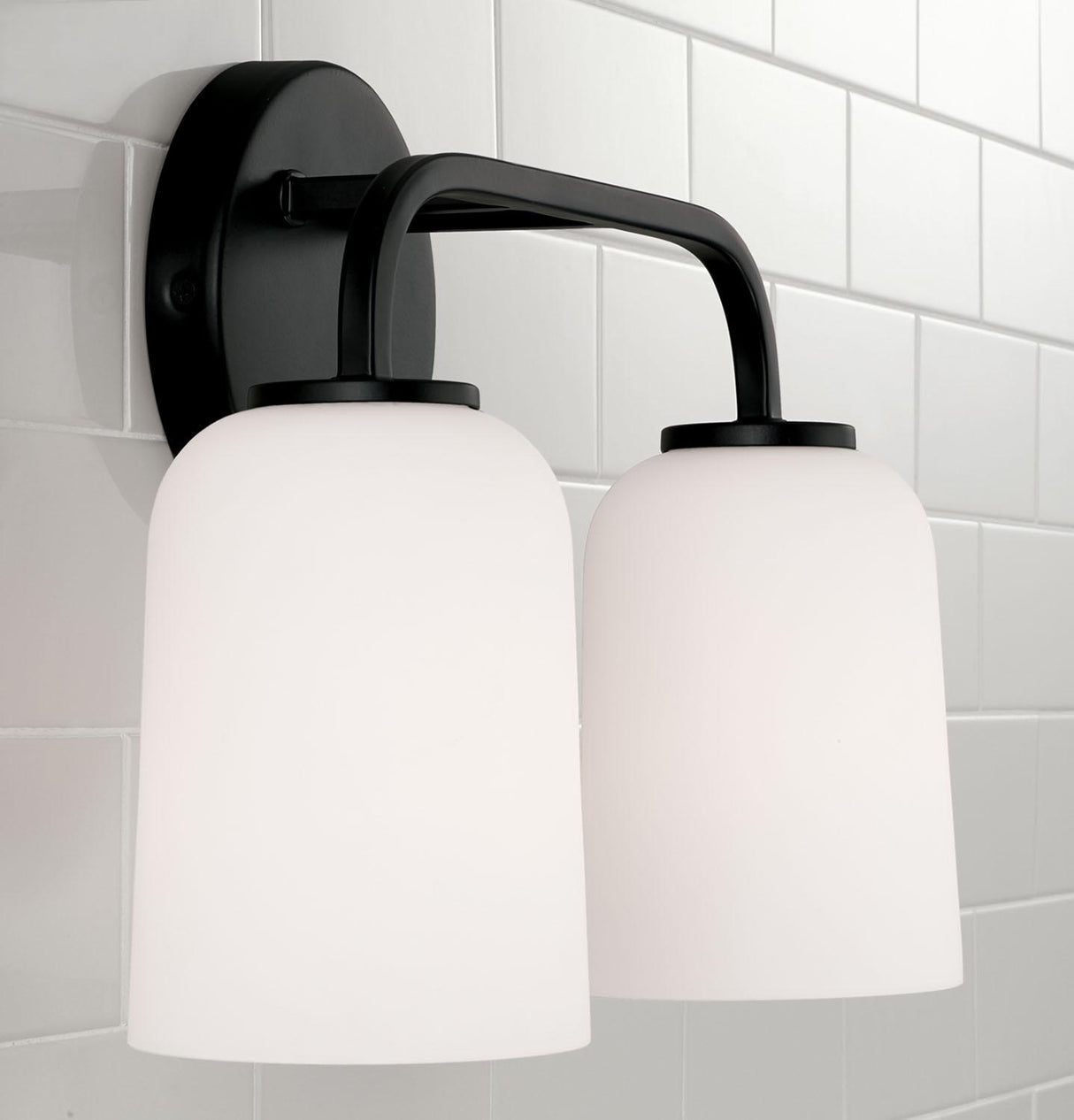 Capital Lighting 148821MB-542 Lawson 2 Light Vanity Matte Black