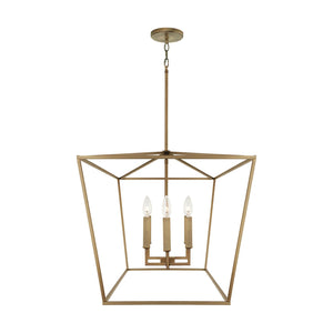 Capital Lighting 837661AD Thea 6 Light Island Aged Brass