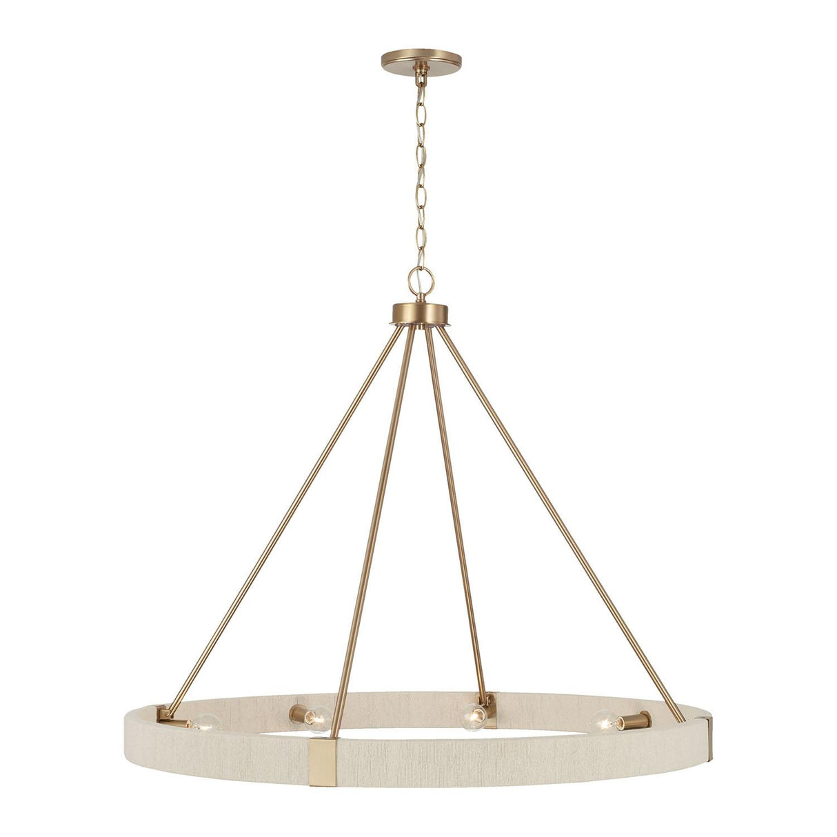 Capital Lighting 449881MA Delaney 8 Light Chandelier Matte Brass