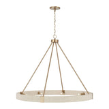 Capital Lighting 449881MA Delaney 8 Light Chandelier Matte Brass