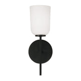 Capital Lighting 648811MB-542 Lawson 1 Light Sconce Matte Black