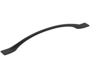 Amerock Cabinet Pull Matte Black 8-13/16 inch (224 mm) Center-to-Center Uprise 1 Pack Drawer Pull Cabinet Handle Cabinet Hardware