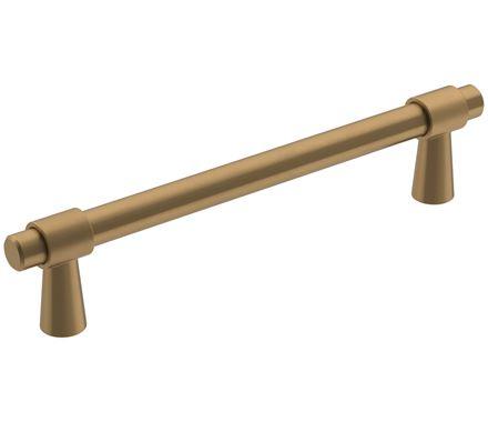 Amerock Cabinet Pull Champagne Bronze 5-1/16 inch (128 mm) Center-to-Center Destine 1 Pack Drawer Pull Cabinet Handle Cabinet Hardware