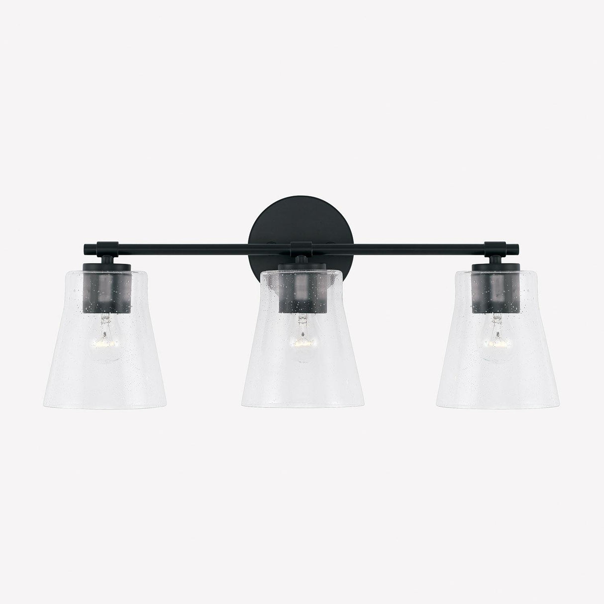 Capital Lighting 146931MB-533 Baker 3 Light Vanity Matte Black