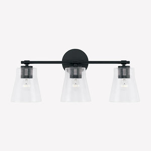 Capital Lighting 146931MB-533 Baker 3 Light Vanity Matte Black