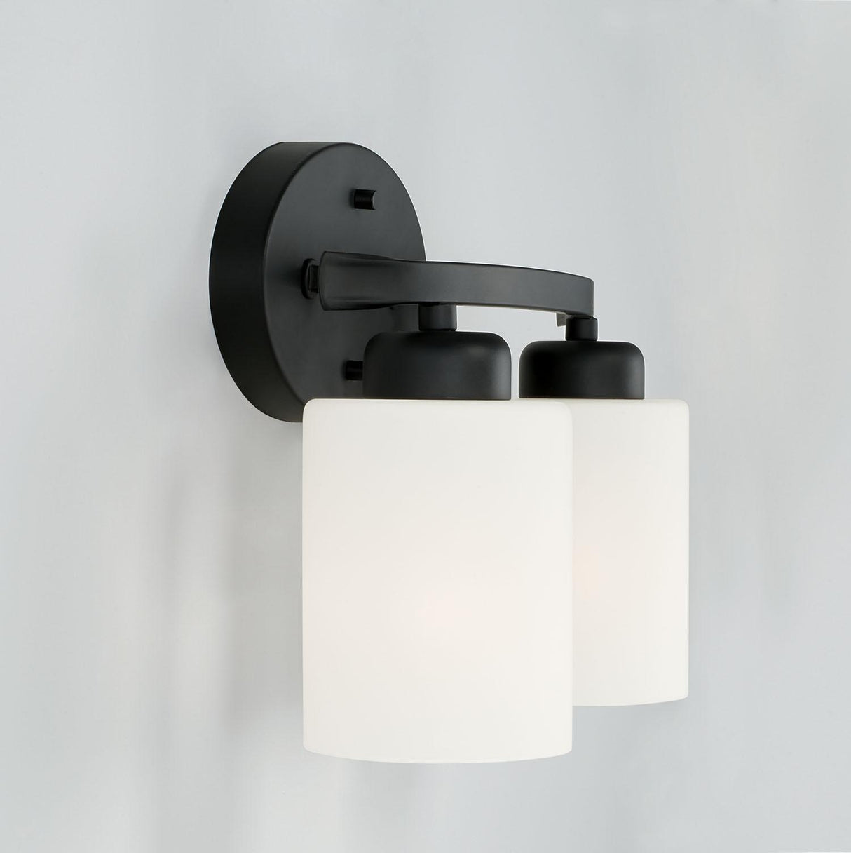 Capital Lighting 115221MB-338 Dixon 2 Light Vanity Matte Black