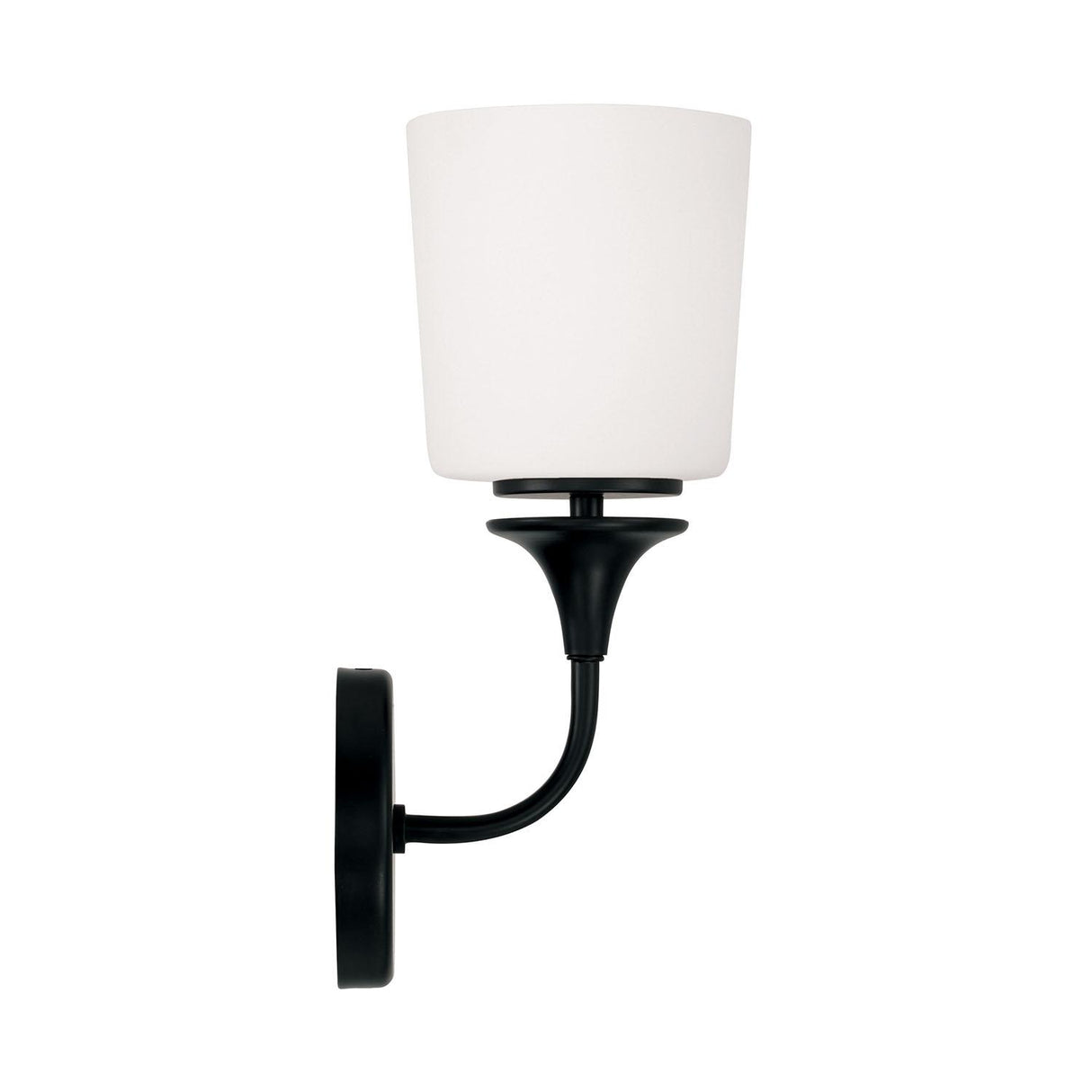 Capital Lighting 648911MB-541 Presley 1 Light Sconce Matte Black