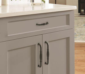 Amerock Cabinet Pull Matte Black 6-5/16 inch (160 mm) Center-to-Center Granby 1 Pack Drawer Pull Drawer Handle Cabinet Hardware