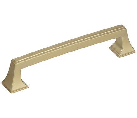 Amerock Cabinet Pull Golden Champagne 5-1/16 inch (128 mm) Center to Center Mulholland 1 Pack Drawer Pull Drawer Handle Cabinet Hardware