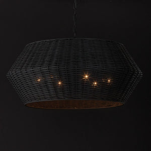 Capital Lighting 347861MB Boca 6 Light Pendant Matte Black
