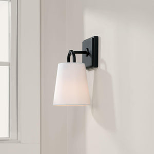 Capital Lighting 649411MB Brody 1 Light Sconce Matte Black
