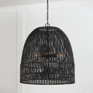 Capital Lighting 347533MB Naomi 3 Light Pendant Matte Black