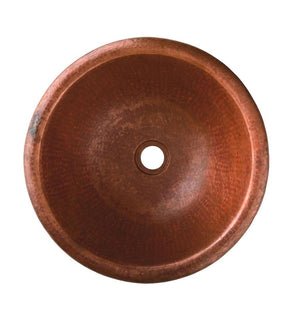 Thompson Traders Fired Copper Alder Bath Sink Tacambaro 2RP Fired Copper
(Hammered)