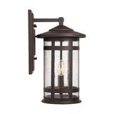 Capital Lighting 935521OZ Mission Hills 2 Light Outdoor Wall Lantern Oiled Bronze