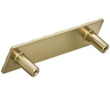 Amerock Cabinet Pull Golden Champagne 3-3/4 inch (96 mm) Center to Center Kamari 1 Pack Drawer Pull Drawer Handle Cabinet Hardware