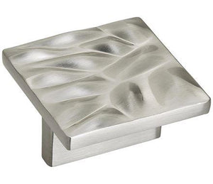 Amerock Cabinet Pull Satin Nickel 1-1/4 inch (32 mm) Center to Center Calathea 1 Pack Drawer Pull Drawer Handle Cabinet Hardware