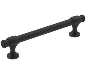 Amerock Cabinet Pull Matte Black 5-1/16 inch (128 mm) Center-to-Center Winsome 1 Pack Drawer Pull Cabinet Handle Cabinet Hardware