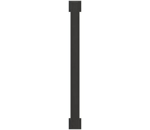 Amerock Cabinet Pull Matte Black 7-9/16 inch (192 mm) Center-to-Center Appoint 1 Pack Drawer Pull Cabinet Handle Cabinet Hardware