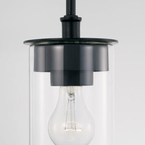 Capital Lighting 246811MB-532 Mason 1 Light Semi-Flush Matte Black