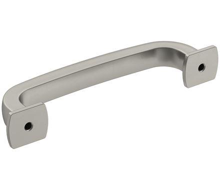 Amerock Cabinet Pull Satin Nickel 3-3/4 inch (96 mm) Center-to-Center Surpass 1 Pack Drawer Pull Cabinet Handle Cabinet Hardware