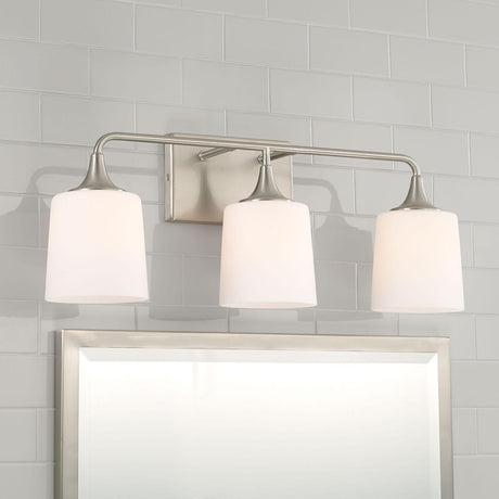 Capital Lighting 148931BN-541 Presley 3 Light Vanity Brushed Nickel