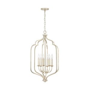Capital Lighting 538761WG Ophelia 6 Light Foyer Winter Gold