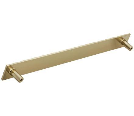 Amerock Cabinet Pull Golden Champagne 10-1/16 inch (256 mm) Center to Center Kamari 1 Pack Drawer Pull Drawer Handle Cabinet Hardware