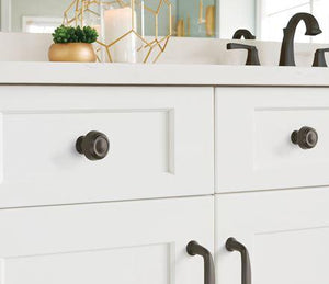 Amerock Cabinet Pull Black Bronze 3 inch (76 mm) Center to Center Kane 1 Pack Drawer Pull Drawer Handle Cabinet Hardware