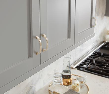 Amerock Cabinet Pull Satin Nickel 3-3/4 inch (96 mm) Center to Center Revitalize 1 Pack Drawer Pull Drawer Handle Cabinet Hardware
