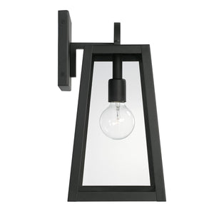 Capital Lighting 943711BK Leighton 1 Light Outdoor Wall Lantern Black