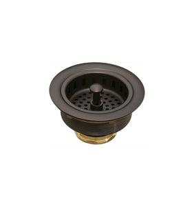 Thompson Traders Kitchen Drain Oil-rubbed Bronze Finish Basket Strainer TDB35-OB Oil-Rubbed Bronze